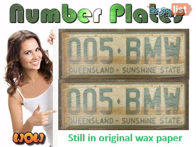 005-BMW QLD Custom Number Plates