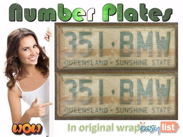 351-BMW QLD Custom Number Plates