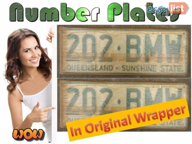 202-BMW Custom QLD Number Plates