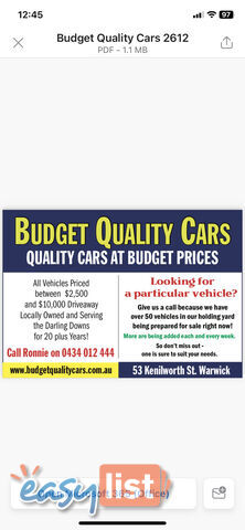 1997 Holden Commodore VS EXECUTIVE Wagon Automatic