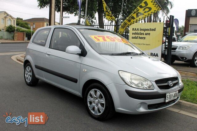 2009 HYUNDAI GETZ S TB MY09 HATCH, 3 DOORS, 5 SEATS