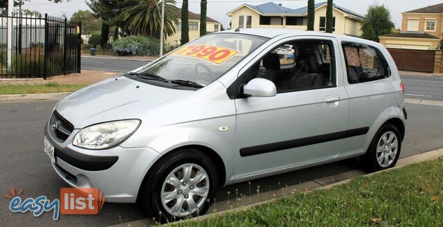 2009 HYUNDAI GETZ S TB MY09 HATCH, 3 DOORS, 5 SEATS