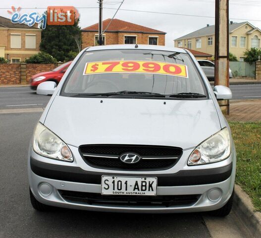 2009 HYUNDAI GETZ S TB MY09 HATCH, 3 DOORS, 5 SEATS