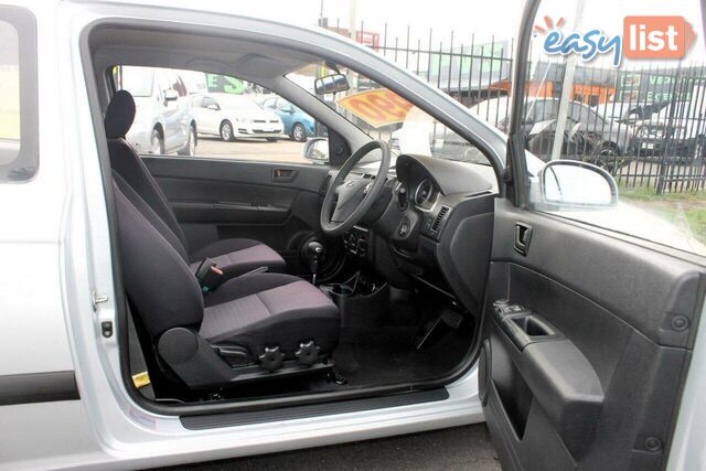 2009 HYUNDAI GETZ S TB MY09 HATCH, 3 DOORS, 5 SEATS