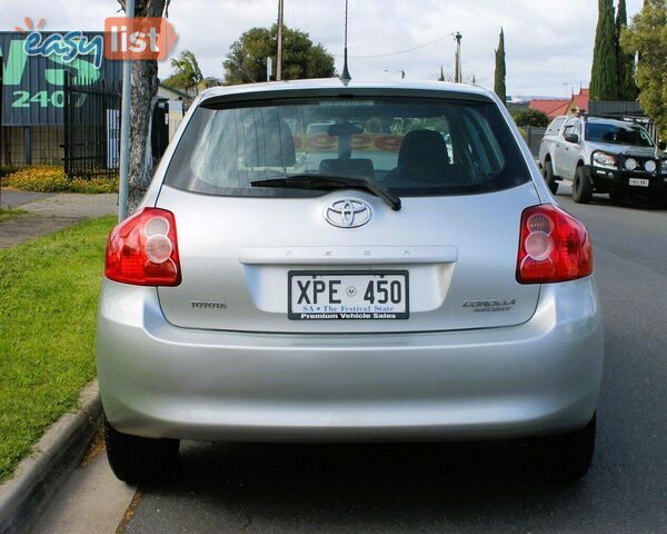 2007 TOYOTA COROLLA CONQUEST ZRE152R HATCH, 5 DOORS, 5 SEATS