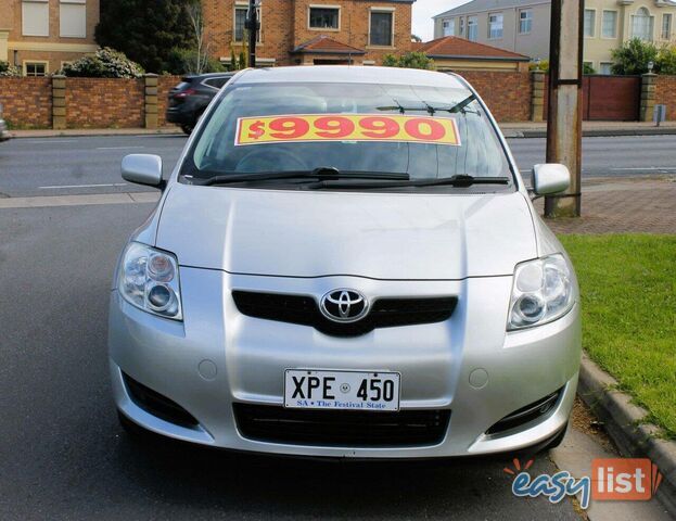 2007 TOYOTA COROLLA CONQUEST ZRE152R HATCH, 5 DOORS, 5 SEATS