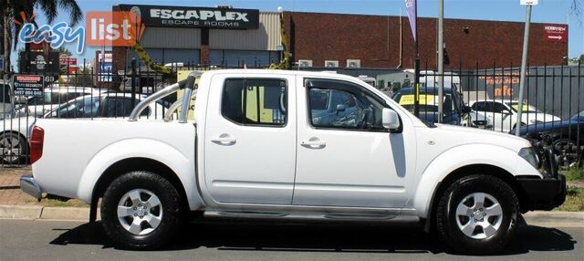 2011 NISSAN NAVARA ST (4X4) D40 UTE TRAY, 4 DOORS, 5 SEATS