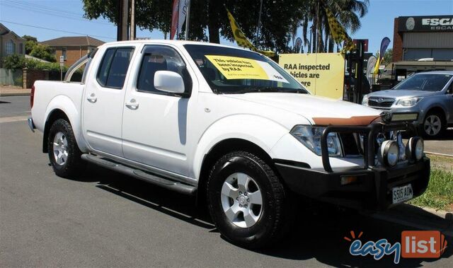 2011 NISSAN NAVARA ST (4X4) D40 UTE TRAY, 4 DOORS, 5 SEATS