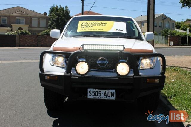 2011 NISSAN NAVARA ST (4X4) D40 UTE TRAY, 4 DOORS, 5 SEATS