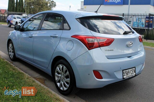 2012 HYUNDAI I30 ACTIVE GD HATCH, 5 DOORS, 5 SEATS