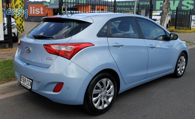 2012 HYUNDAI I30 ACTIVE GD HATCH, 5 DOORS, 5 SEATS