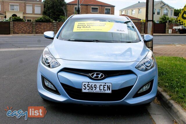 2012 HYUNDAI I30 ACTIVE GD HATCH, 5 DOORS, 5 SEATS