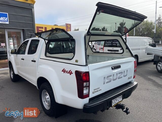 2018 ISUZU D-MAX SX 4X4 TF MY18 CREW CCHAS