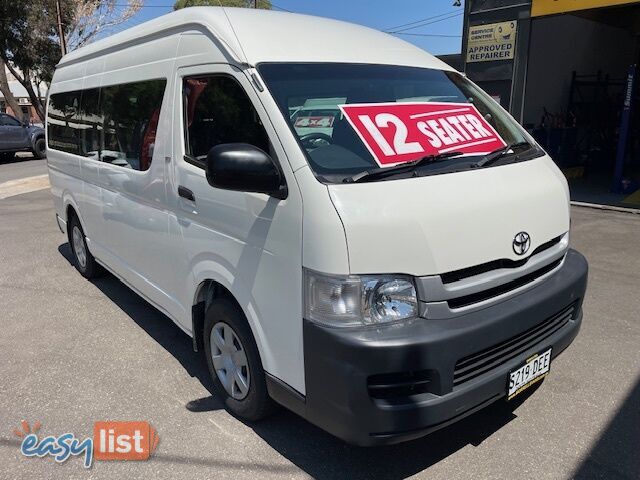 2009 TOYOTA HIACE COMMUTER TRH223R MY07 UPGRADE BUS