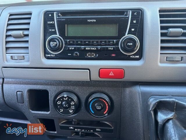 2013 TOYOTA HIACE LWB KDH201R MY12 UPGRADE 4D VAN