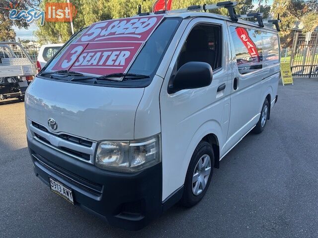 2013 TOYOTA HIACE LWB KDH201R MY12 UPGRADE 4D VAN