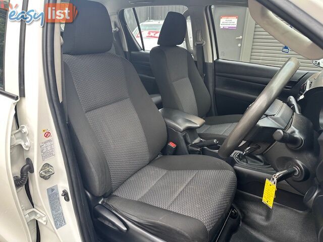 2019 TOYOTA HILUX WORKMATE TGN121R MY19 DOUBLE CAB PUP
