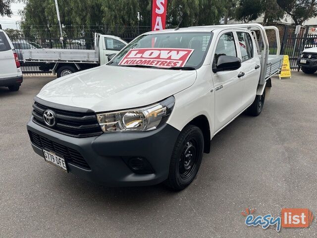 2019 TOYOTA HILUX WORKMATE TGN121R MY19 DOUBLE CAB PUP