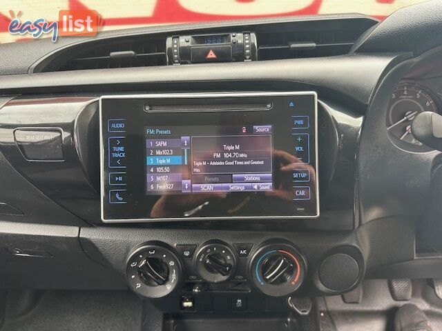 2019 TOYOTA HILUX WORKMATE TGN121R MY19 DOUBLE CAB PUP