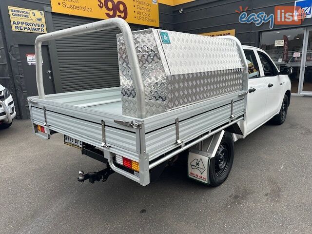 2019 TOYOTA HILUX WORKMATE TGN121R MY19 DOUBLE CAB PUP