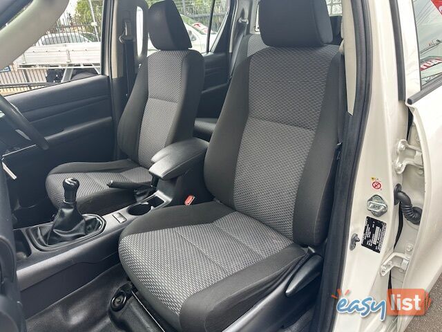 2019 TOYOTA HILUX WORKMATE TGN121R MY19 DOUBLE CAB PUP