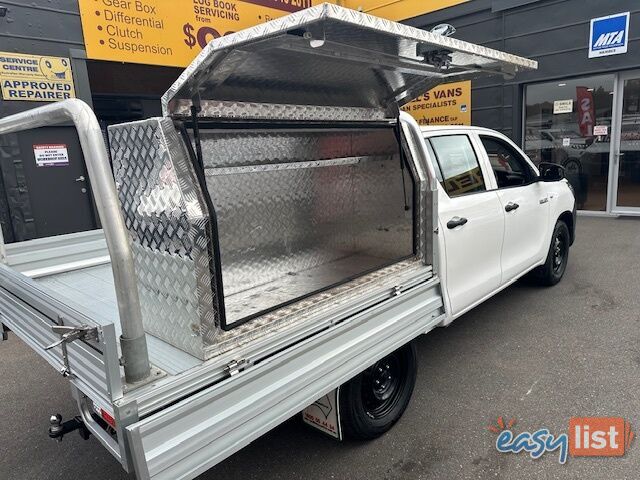 2019 TOYOTA HILUX WORKMATE TGN121R MY19 DOUBLE CAB PUP