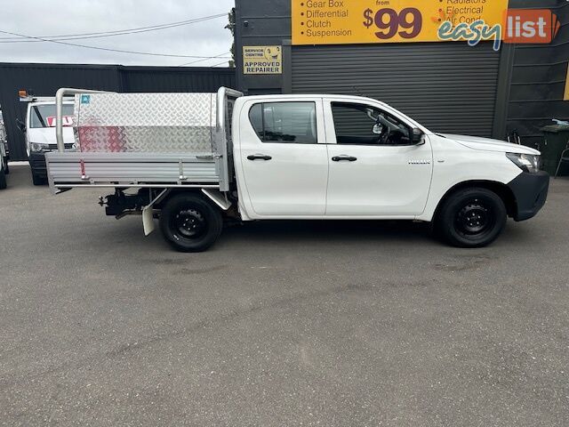 2019 TOYOTA HILUX WORKMATE TGN121R MY19 DOUBLE CAB PUP
