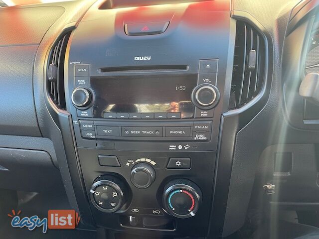 2016 ISUZU D-MAX SX 4X4 TF MY15.5 CCHAS
