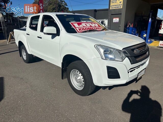 2019 ISUZU D-MAX SX HI-RIDE 4X2 TF MY19 CREW CAB UTILITY