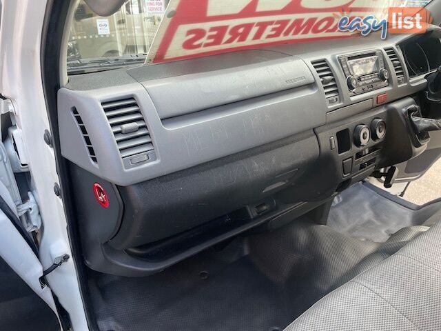 2013 TOYOTA HIACE LWB TRH201R MY12 UPGRADE 4D VAN
