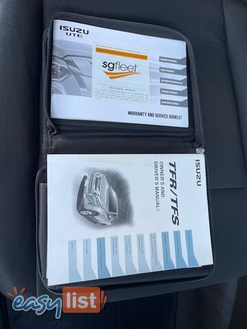 2018 ISUZU D-MAX SX 4X4 TF MY18 SPACE CCHAS