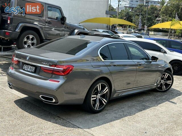 2016 BMW 730D  G11 SEDAN, 4 DOORS, 5 SEATS