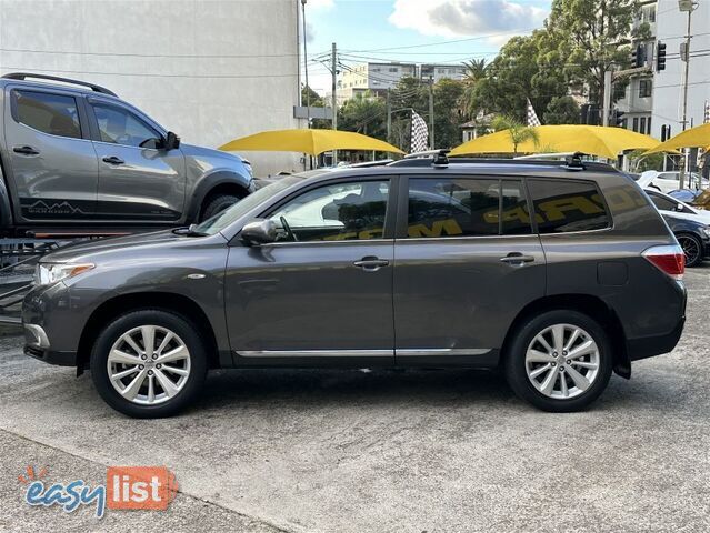 2013 TOYOTA KLUGER ALTITUDE FWD 7 SEAT GSU40R MY12 WAGON