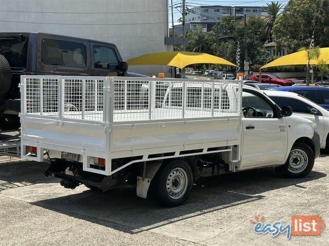 2012 TOYOTA HILUX WORKMATE TGN16R MY12 UTE TRAY, 2 DOORS, 3 SEATS