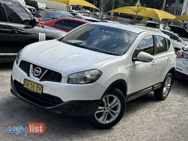 2013 NISSAN DUALIS ST 4X2 J10 MY13 WAGON