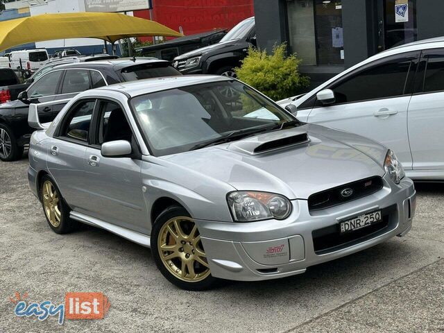 2003 SUBARU IMPREZA WRX STI MY03 SEDAN, 4 DOORS, 5 SEATS