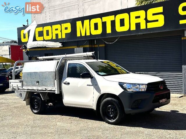 2020 TOYOTA HILUX WORKMATE TGN121R FACELIFT CAB CHASSIS