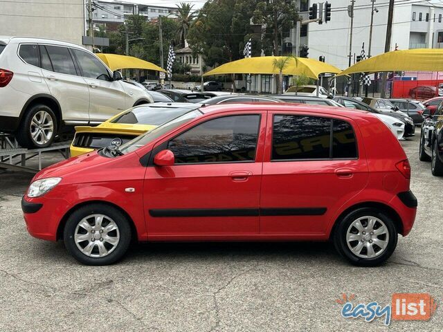 2009 HYUNDAI GETZ SX TB MY09 HATCH, 5 DOORS, 5 SEATS