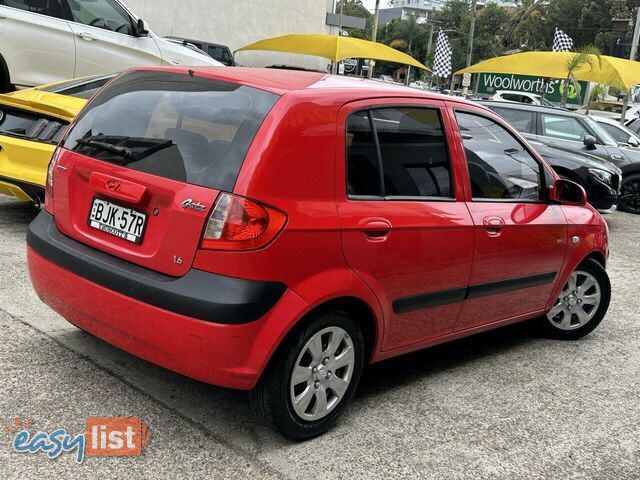 2009 HYUNDAI GETZ SX TB MY09 HATCH, 5 DOORS, 5 SEATS