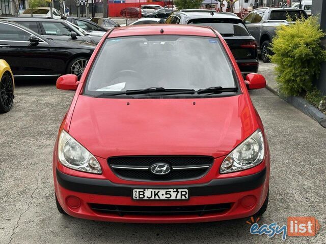 2009 HYUNDAI GETZ SX TB MY09 HATCH, 5 DOORS, 5 SEATS