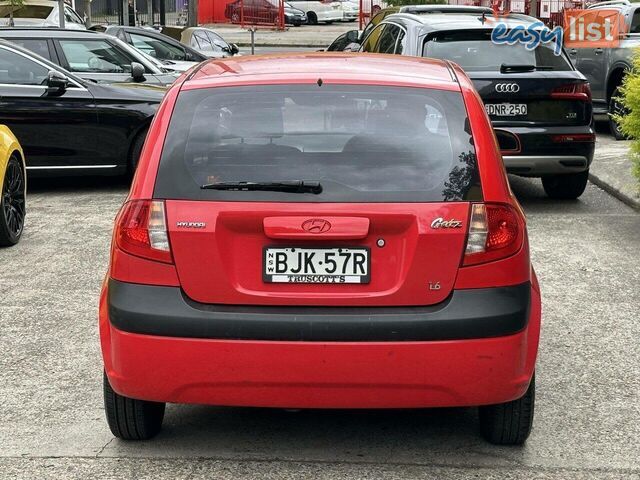 2009 HYUNDAI GETZ SX TB MY09 HATCH, 5 DOORS, 5 SEATS