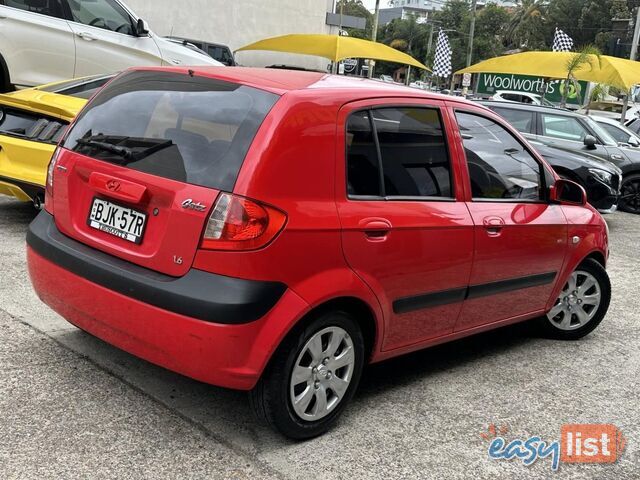 2009 HYUNDAI GETZ SX TB MY09 HATCH