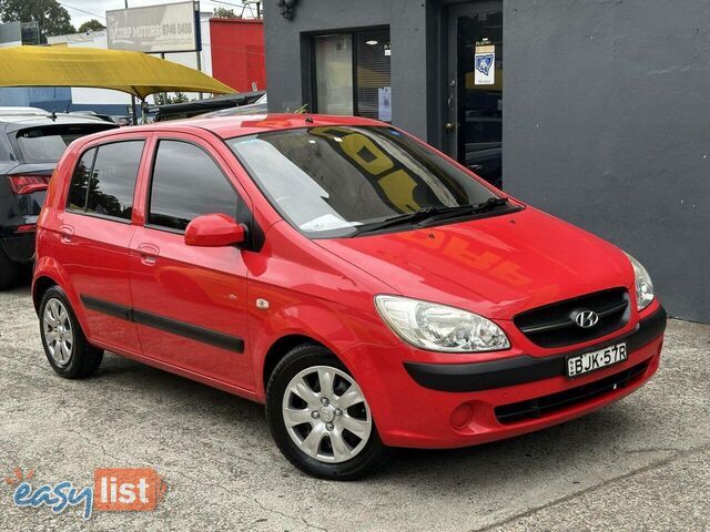 2009 HYUNDAI GETZ SX TB MY09 HATCH, 5 DOORS, 5 SEATS