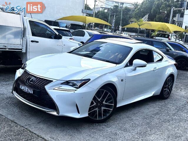 2017 LEXUS RC200T F SPORT ASC10R MY17 COUPE