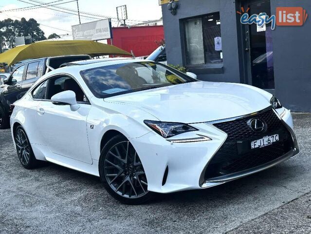 2017 LEXUS RC200T F SPORT ASC10R MY17 COUPE, 2 DOORS, 4 SEATS