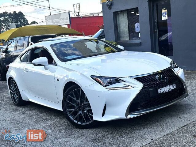 2017 LEXUS RC200T F SPORT ASC10R MY17 COUPE