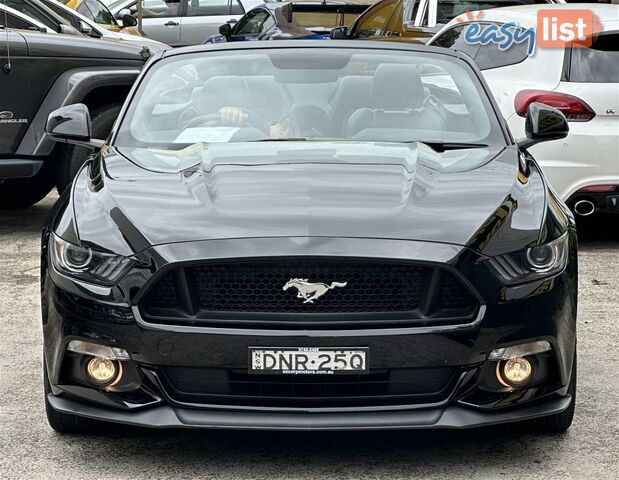 2017 FORD MUSTANG GT 5.0 V8 FM MY17 CONVERTIBLE