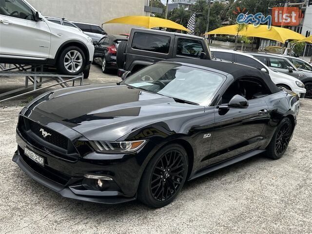 2017 FORD MUSTANG GT 5.0 V8 FM MY17 CONVERTIBLE