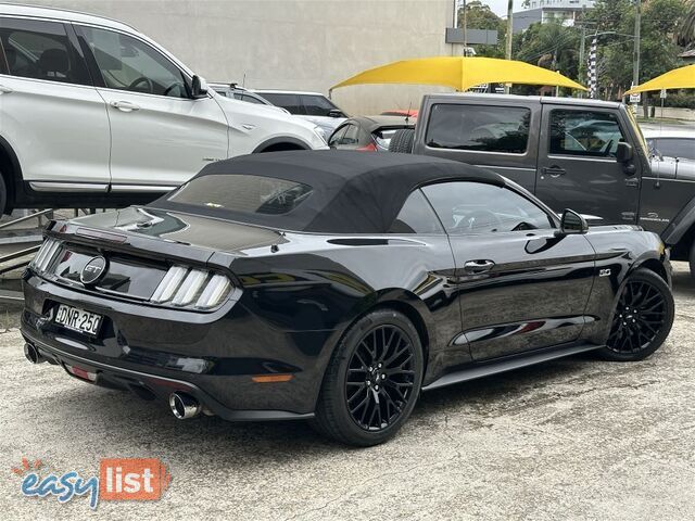 2017 FORD MUSTANG GT 5.0 V8 FM MY17 CONVERTIBLE