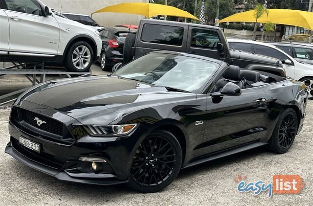 2017 FORD MUSTANG GT 5.0 V8 FM MY17 CONVERTIBLE